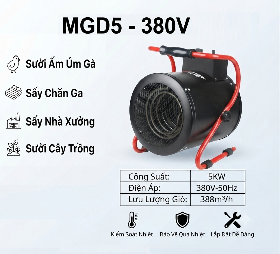 Quạt sấy công nghiệp 5kw 380v quạt sấy công nghiệp 5kw